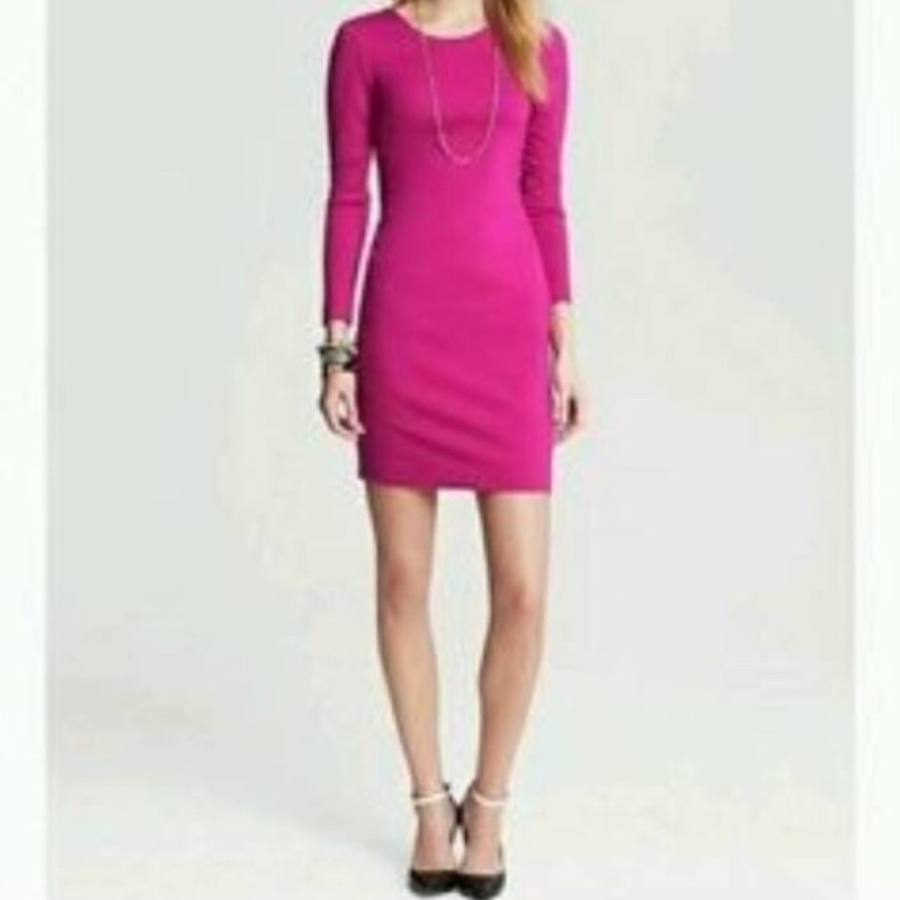 Banana Republic pink ponte dress size 0